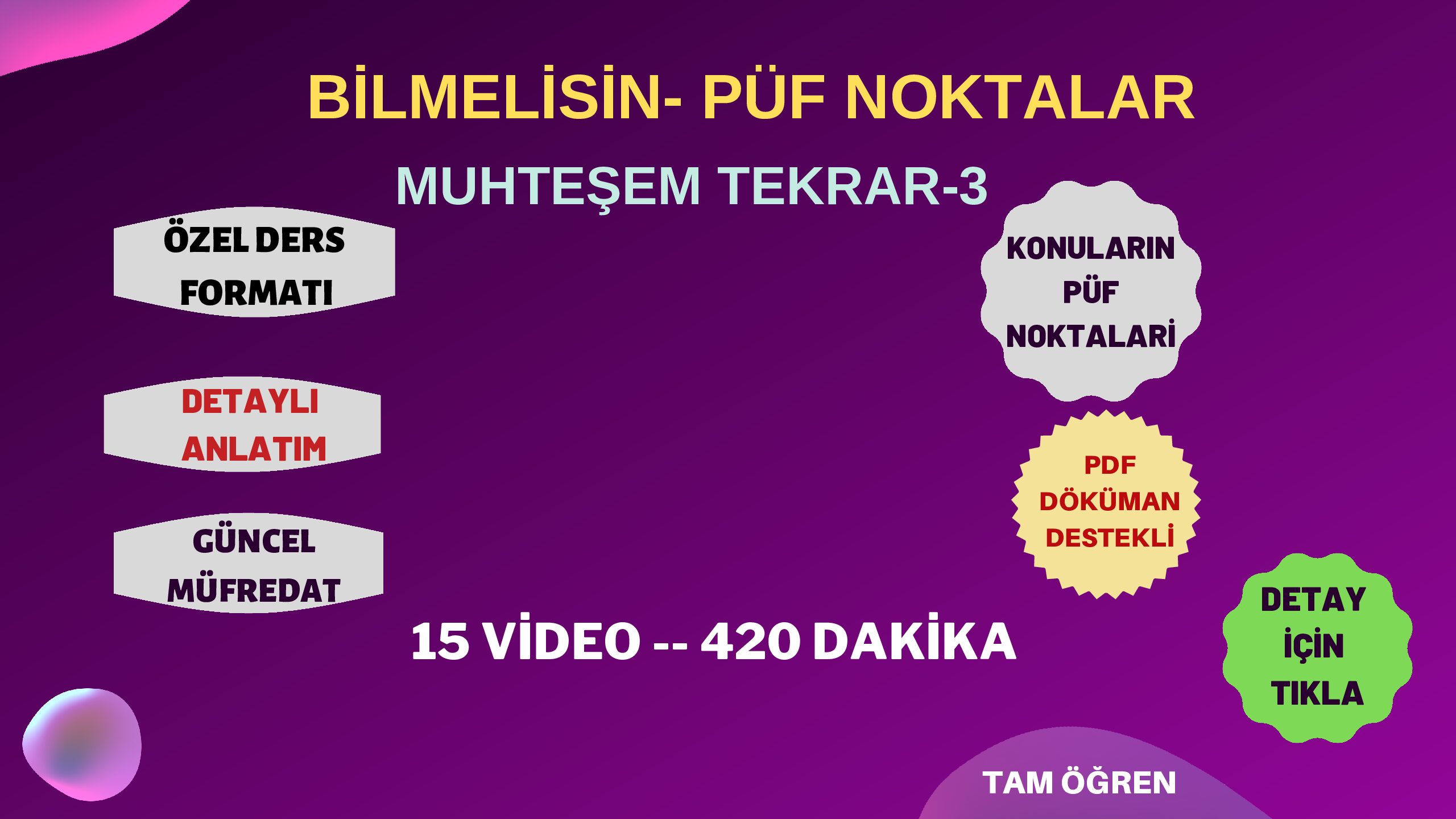 PÜF NOKTALAR